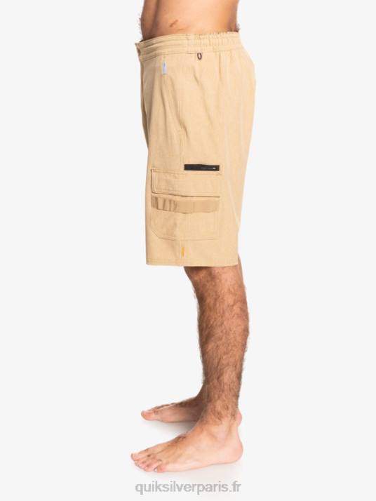 Hommes Quiksilver short hybride waterman seafaring amphibian 20 D6PT1852 encens