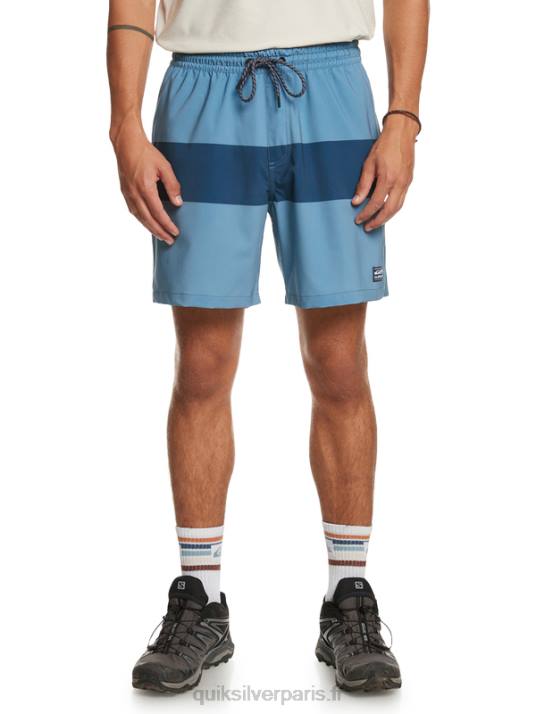 Hommes Quiksilver short stretch omni training 17 D6PT1690 bleu provincial