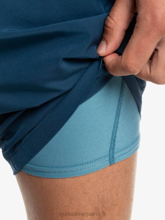 Hommes Quiksilver short stretch omni training 17 D6PT1690 bleu provincial