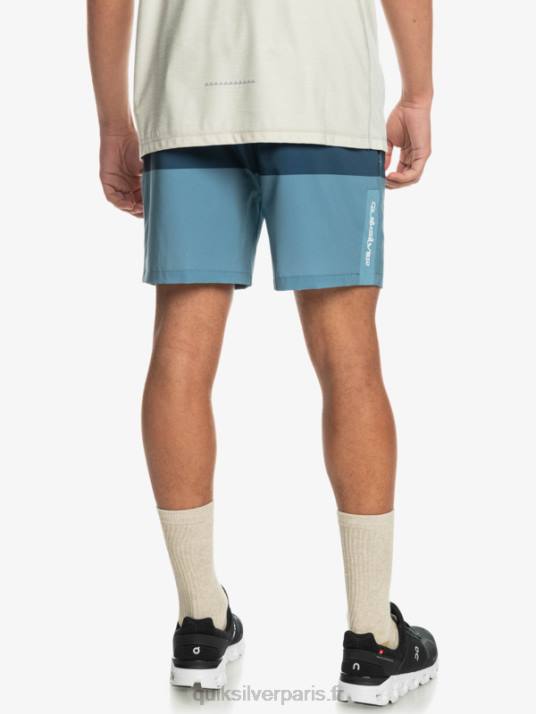 Hommes Quiksilver short stretch omni training 17 D6PT1690 bleu provincial