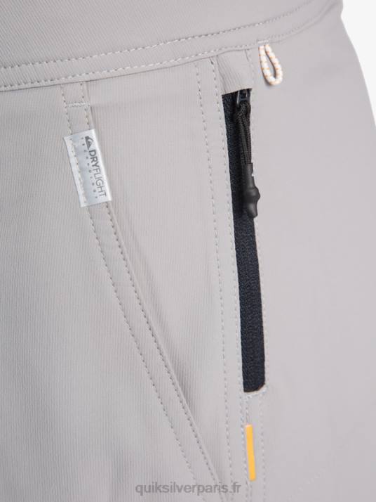 Hommes Quiksilver short waterman azimut amphibie 18 D6PT789 clocher gris