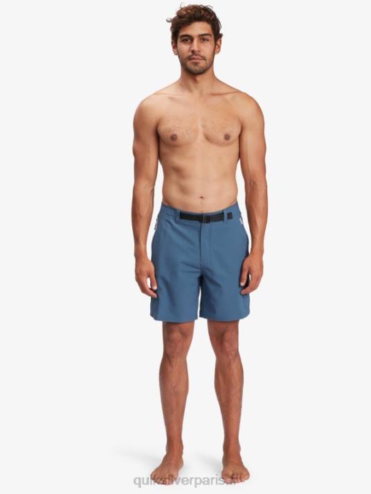 Hommes Quiksilver short waterman azimut amphibie 18 D6PT790 La marine de minuit