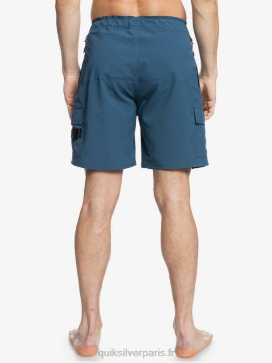 Hommes Quiksilver short waterman azimut amphibie 18 D6PT790 La marine de minuit