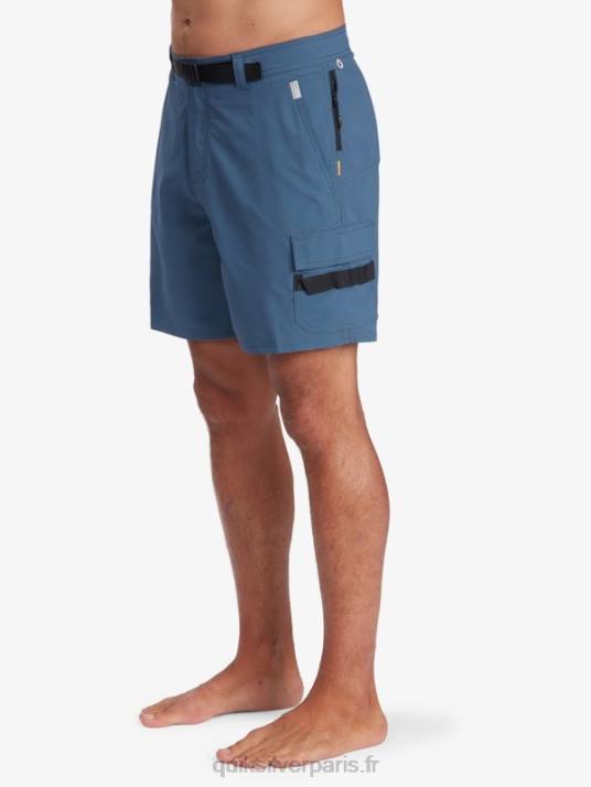 Hommes Quiksilver short waterman azimut amphibie 18 D6PT790 La marine de minuit