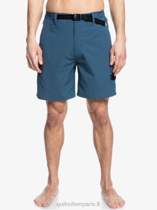 Hommes Quiksilver short waterman azimut amphibie 18 D6PT790 La marine de minuit