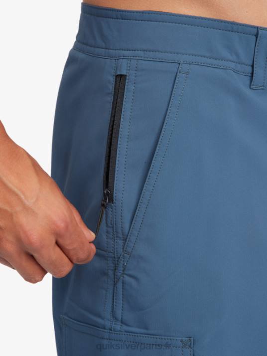 Hommes Quiksilver short waterman azimut amphibie 18 D6PT790 La marine de minuit