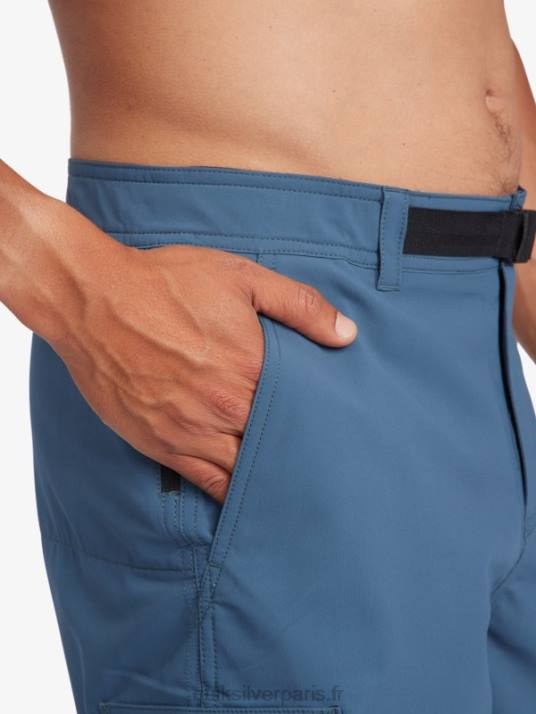 Hommes Quiksilver short waterman azimut amphibie 18 D6PT790 La marine de minuit