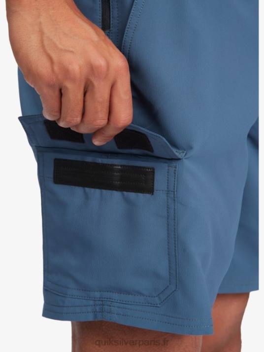 Hommes Quiksilver short waterman azimut amphibie 18 D6PT790 La marine de minuit