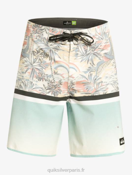 Hommes Quiksilver surfsilk division festonné 19 boardshorts D6PT1396 bleu ciel