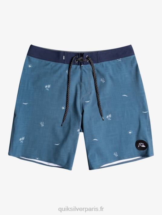 Hommes Quiksilver surfsilk espacé 19 boardshorts D6PT1811 insigne bleu