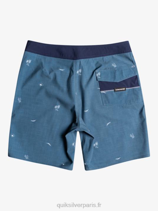 Hommes Quiksilver surfsilk espacé 19 boardshorts D6PT1811 insigne bleu