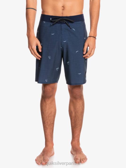 Hommes Quiksilver surfsilk espacé 19 boardshorts D6PT1811 insigne bleu