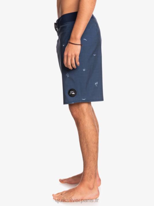 Hommes Quiksilver surfsilk espacé 19 boardshorts D6PT1811 insigne bleu