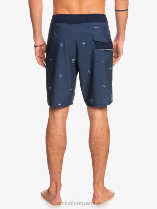 Hommes Quiksilver surfsilk espacé 19 boardshorts D6PT1811 insigne bleu