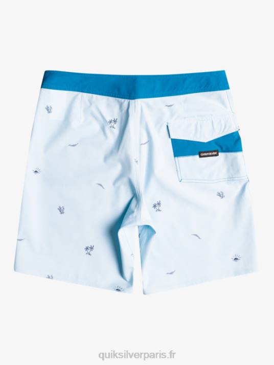 Hommes Quiksilver surfsilk espacé 19 boardshorts D6PT1812 bleu gris