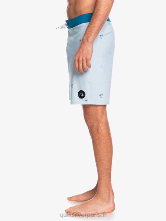 Hommes Quiksilver surfsilk espacé 19 boardshorts D6PT1812 bleu gris