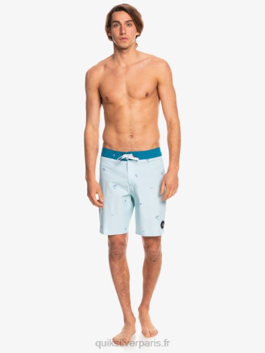 Hommes Quiksilver surfsilk espacé 19 boardshorts D6PT1812 bleu gris