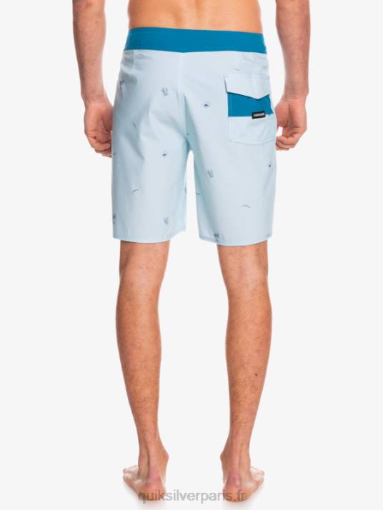Hommes Quiksilver surfsilk espacé 19 boardshorts D6PT1812 bleu gris