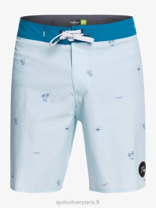 Hommes Quiksilver surfsilk espacé 19 boardshorts D6PT1812 bleu gris