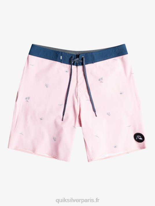 Hommes Quiksilver surfsilk espacé 19 boardshorts D6PT1813 rose voilée
