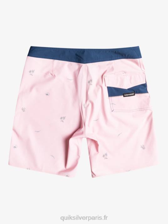 Hommes Quiksilver surfsilk espacé 19 boardshorts D6PT1813 rose voilée