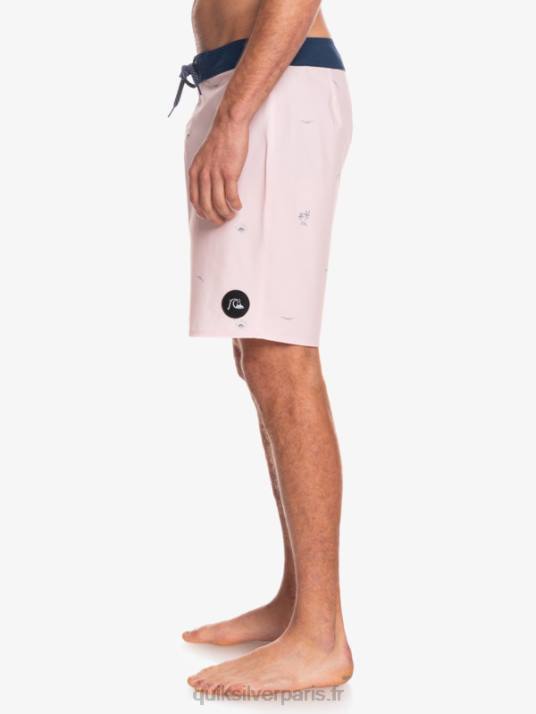 Hommes Quiksilver surfsilk espacé 19 boardshorts D6PT1813 rose voilée