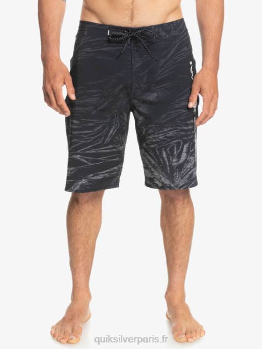 Hommes Quiksilver surfsilk hawaii homegrown délavé 20 boardshorts D6PT1608 noir