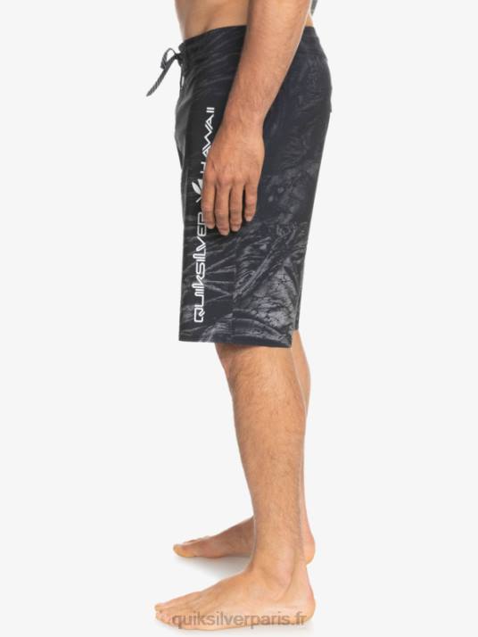Hommes Quiksilver surfsilk hawaii homegrown délavé 20 boardshorts D6PT1608 noir