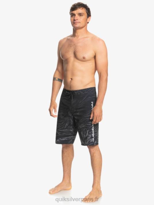 Hommes Quiksilver surfsilk hawaii homegrown délavé 20 boardshorts D6PT1608 noir