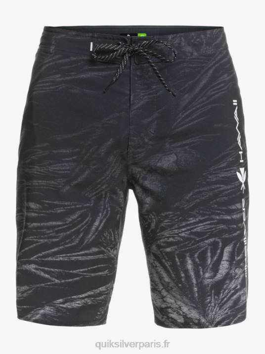 Hommes Quiksilver surfsilk hawaii homegrown délavé 20 boardshorts D6PT1608 noir