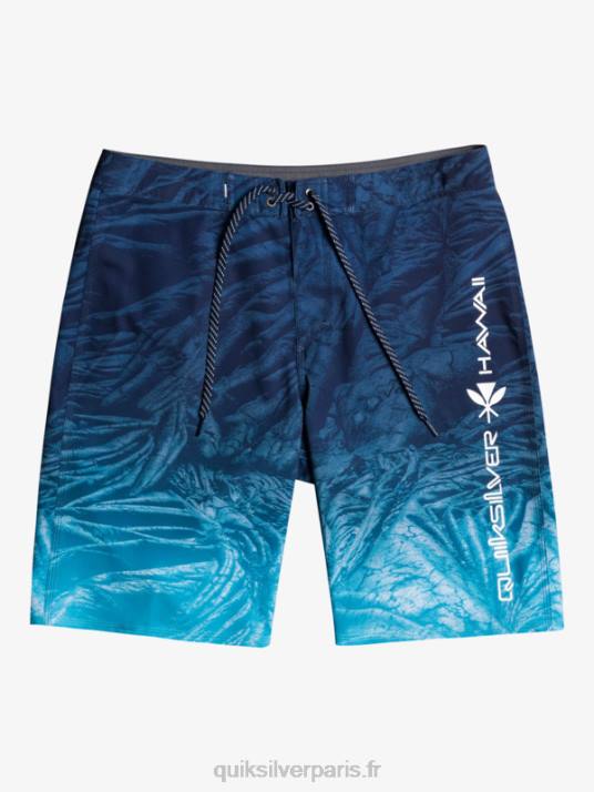 Hommes Quiksilver surfsilk hawaii homegrown délavé 20 boardshorts D6PT1609 insigne bleu