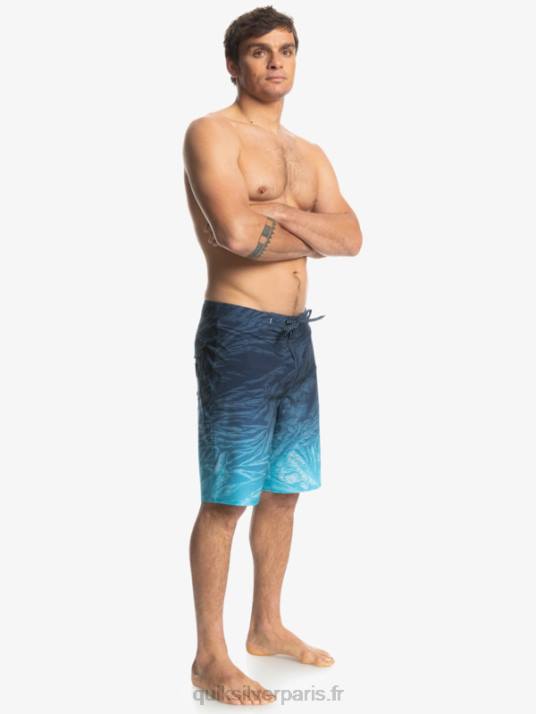 Hommes Quiksilver surfsilk hawaii homegrown délavé 20 boardshorts D6PT1609 insigne bleu