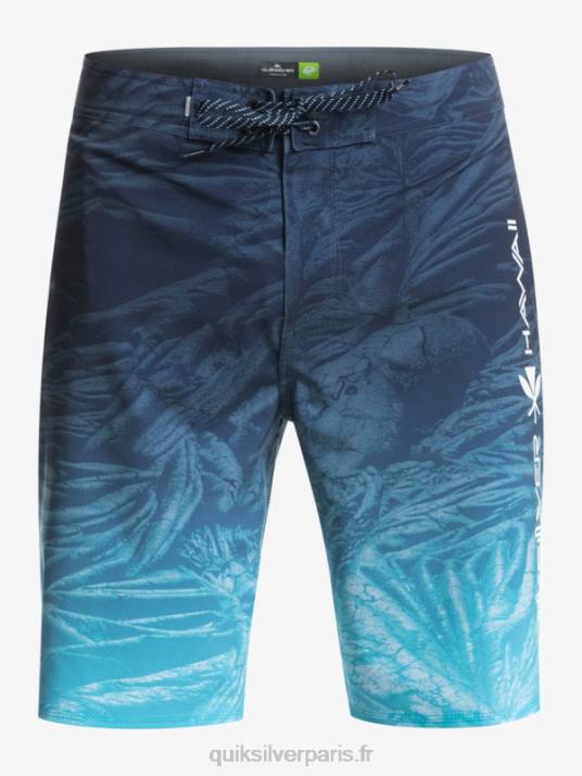 Hommes Quiksilver surfsilk hawaii homegrown délavé 20 boardshorts D6PT1609 insigne bleu