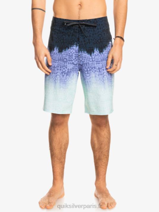 Hommes Quiksilver surfsilk hawaii homegrown délavé 20 boardshorts D6PT1611 jacaranda