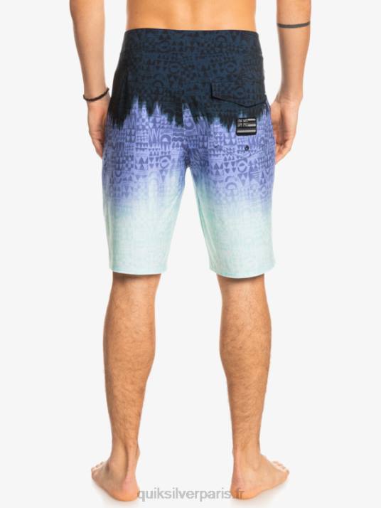 Hommes Quiksilver surfsilk hawaii homegrown délavé 20 boardshorts D6PT1611 jacaranda