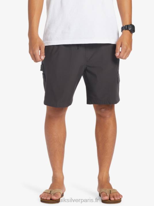 Hommes Quiksilver taxer cargo 18 short de bain amphibie D6PT251 macadam