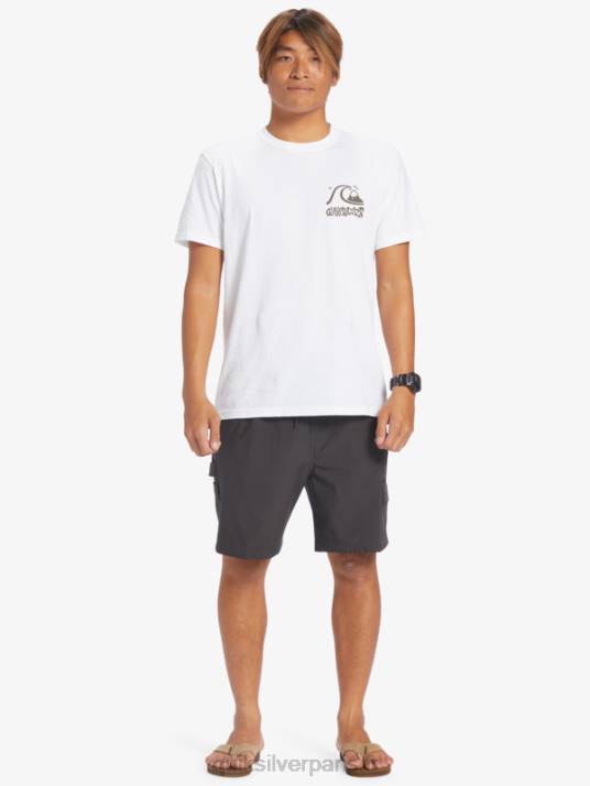 Hommes Quiksilver taxer cargo 18 short de bain amphibie D6PT251 macadam