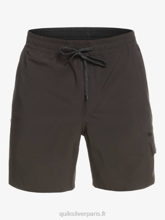Hommes Quiksilver taxer cargo 18 short de bain amphibie D6PT251 macadam