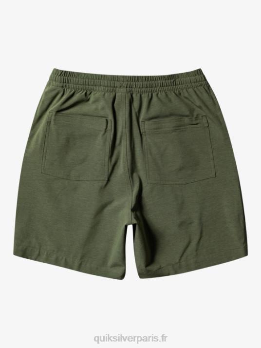 Hommes Quiksilver taxer heather 18 short de bain amphibie D6PT303 trèfle à quatre feuilles