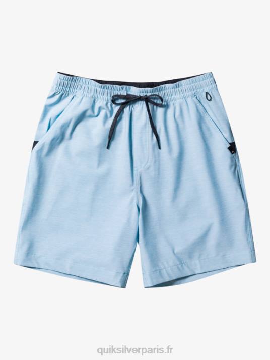 Hommes Quiksilver taxer heather 18 short de bain amphibie D6PT304 bruyère bleu ciel
