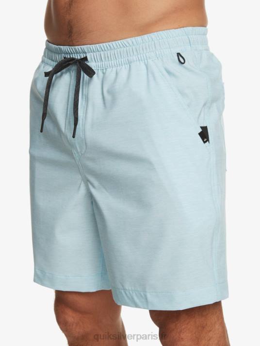 Hommes Quiksilver taxer heather 18 short de bain amphibie D6PT304 bruyère bleu ciel