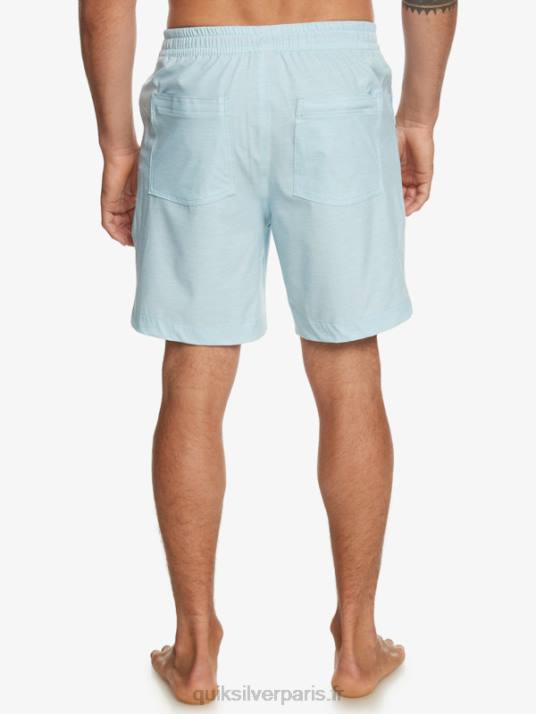 Hommes Quiksilver taxer heather 18 short de bain amphibie D6PT304 bruyère bleu ciel