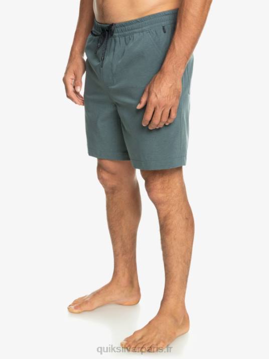 Hommes Quiksilver taxer heather 18 short de bain amphibie D6PT305 ardoise foncée