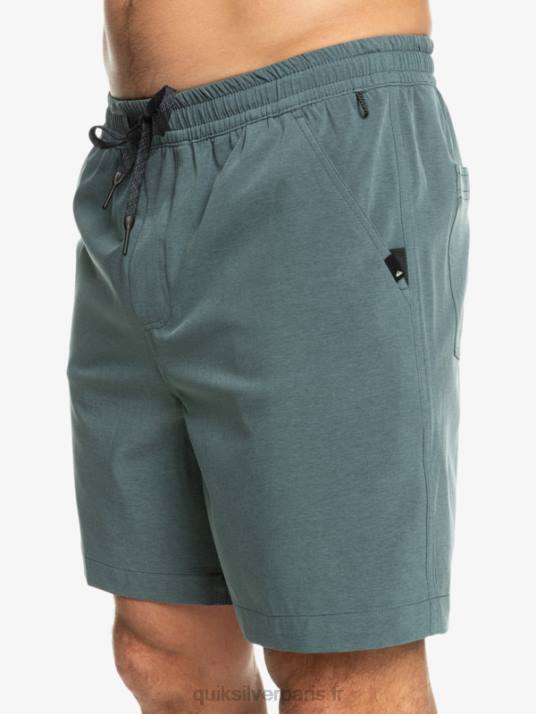 Hommes Quiksilver taxer heather 18 short de bain amphibie D6PT305 ardoise foncée