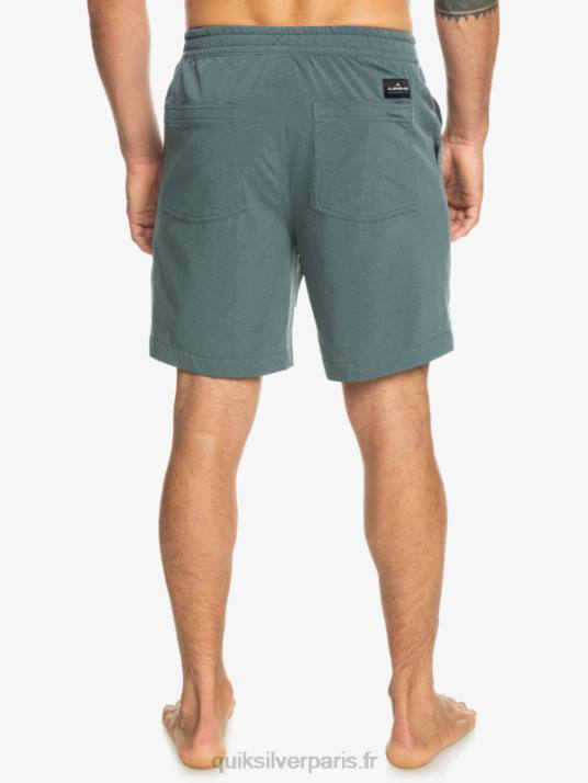 Hommes Quiksilver taxer heather 18 short de bain amphibie D6PT305 ardoise foncée