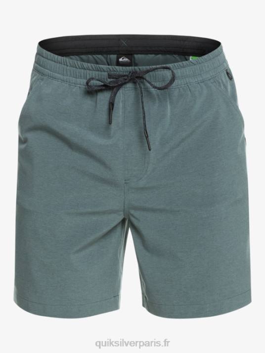 Hommes Quiksilver taxer heather 18 short de bain amphibie D6PT305 ardoise foncée