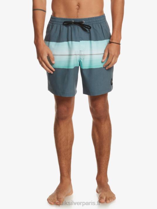 Hommes Quiksilver teinte de résine pcs 17 volées D6PT1269 insigne bleu