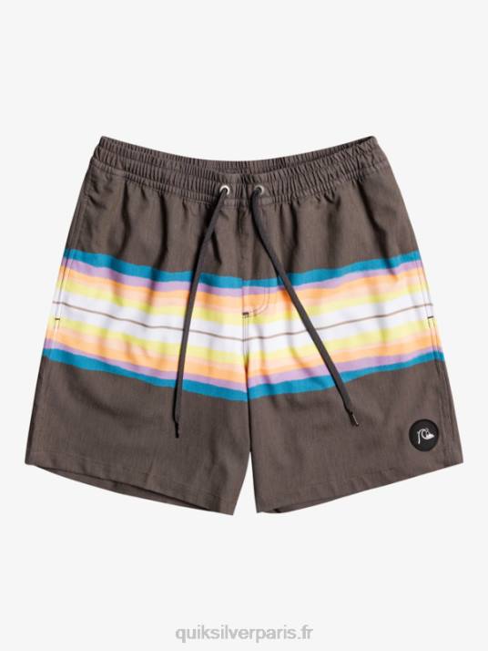 Hommes Quiksilver teinte de résine pcs 17 volées D6PT1271 macadam