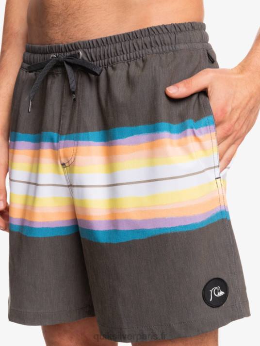 Hommes Quiksilver teinte de résine pcs 17 volées D6PT1271 macadam