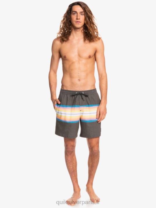 Hommes Quiksilver teinte de résine pcs 17 volées D6PT1271 macadam
